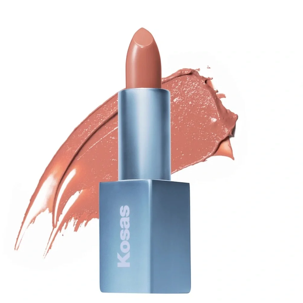 Kosas Weightless Lip Color Nourishing Satin Lipstick Fantasy Life neut baby pink
